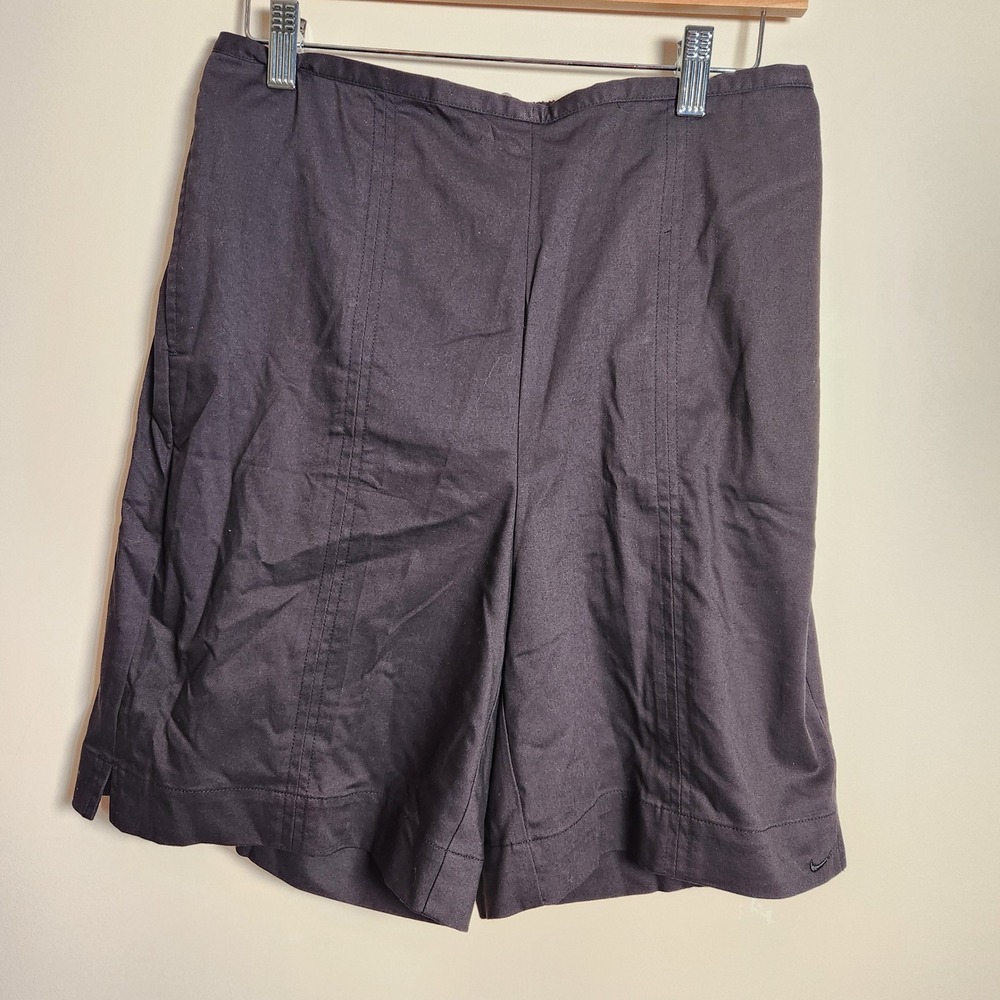 Nike Golf Dri-FIT Shorts Womens Large Black Charcoal Stretch Pockets Athletic